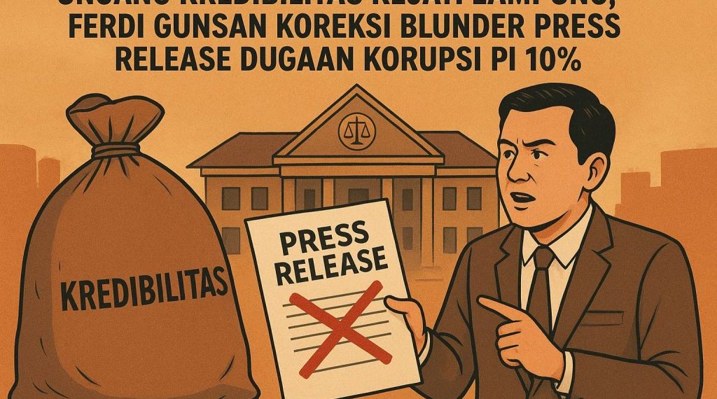 Blunder Fatal Kejati Lampung: Ferdi Gunsan Bongkar Kesalahan Istilah Teknis dalam Kasus Korupsi PI 10%