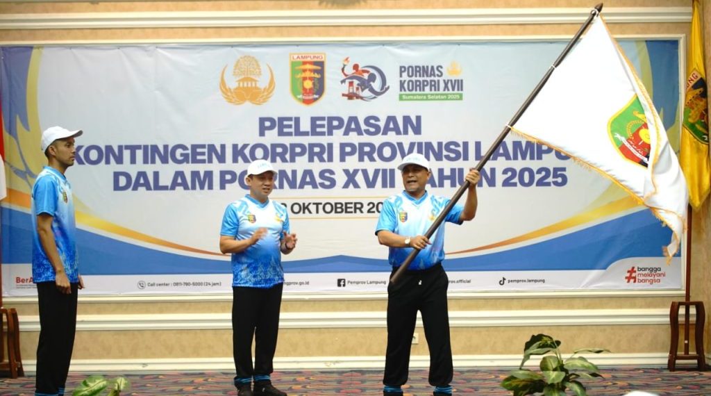 Gubernur Lampung Lepas Kontingen Korpri ke Pornas XVII, Targetkan Prestasi Gemilang