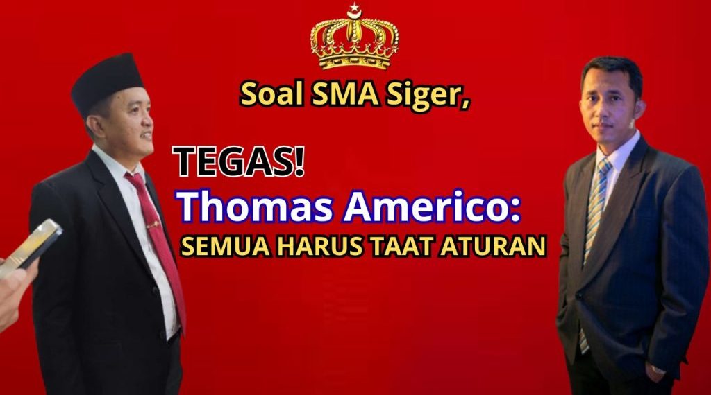 Tegas! Kadis Dikbud Lampung Thomas Americo Keluarkan Pernyataan soal Polemik Izin Operasional SMA Siger
