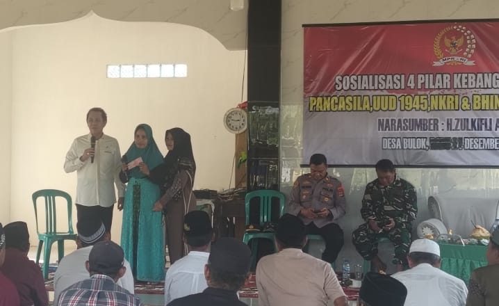 Zulkifli Anwar Gelar Sosialisasi Empat Pilar di Lampung Selatan