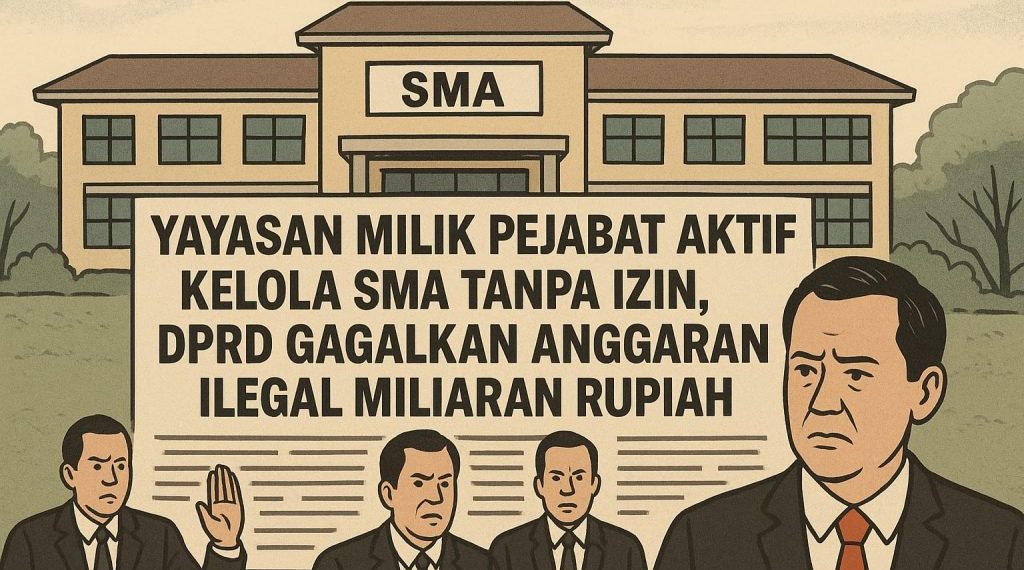 Anggaran Miliaran untuk SMA Siger Digagalkan DPRD: Terungkap Yayasan Belum Berizin dan Dikelola Pejabat Aktif