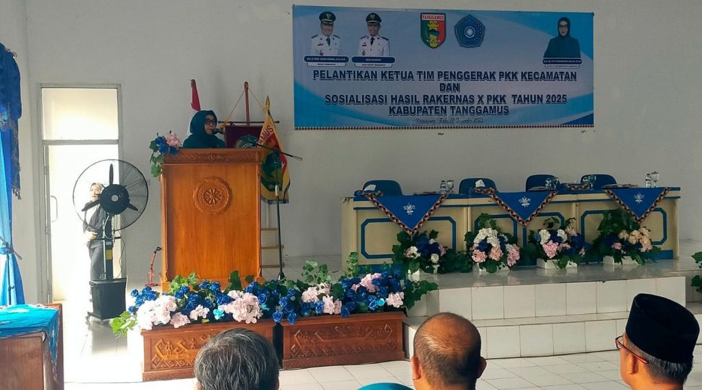 Enam Ketua PKK Kecamatan Dilantik, Tanggamus Fokus Keluarga Mandiri