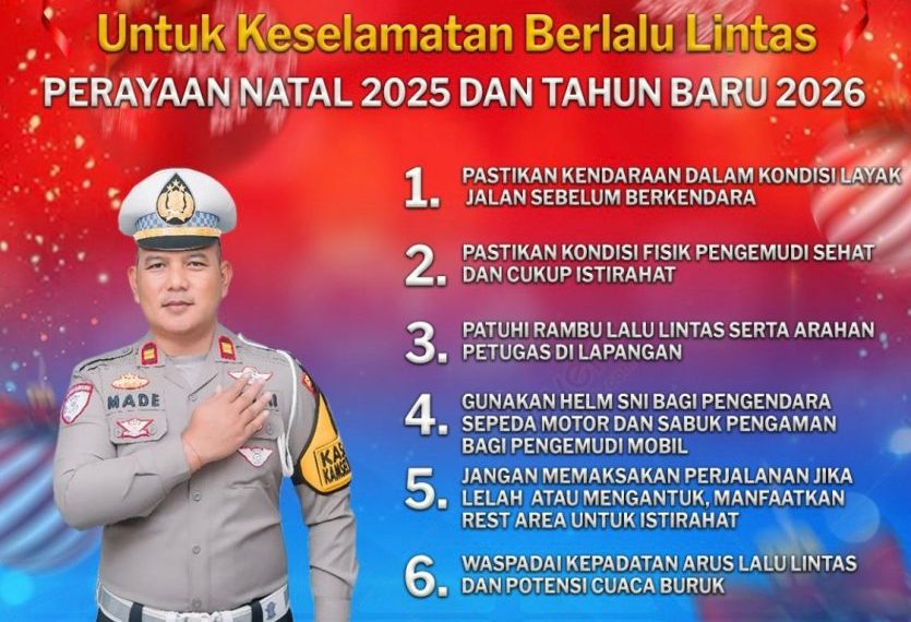 Polres Lampung Selatan Perketat Imbauan Keselamatan Jelang Libur Akhir Tahun