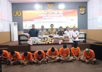 Polres Lampung Selatan Musnahkan Narkotika Rp230 Miliar Selamatkan Hampir 2 Juta Jiwa