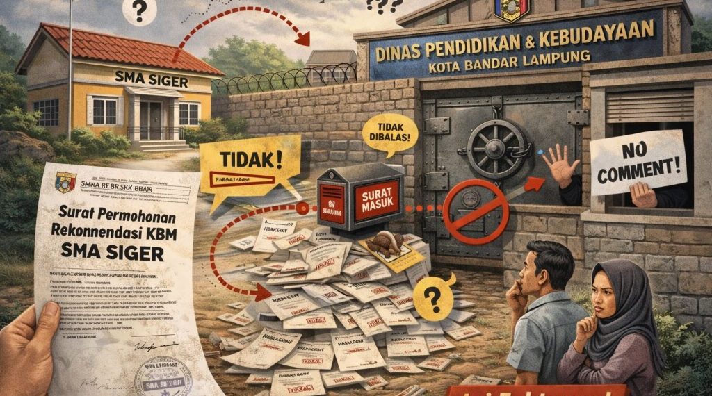 Surat Permohonan Rekomendasi KBM SMA Siger ke Disdikbud Tak Berbalas? Ini Faktanya
