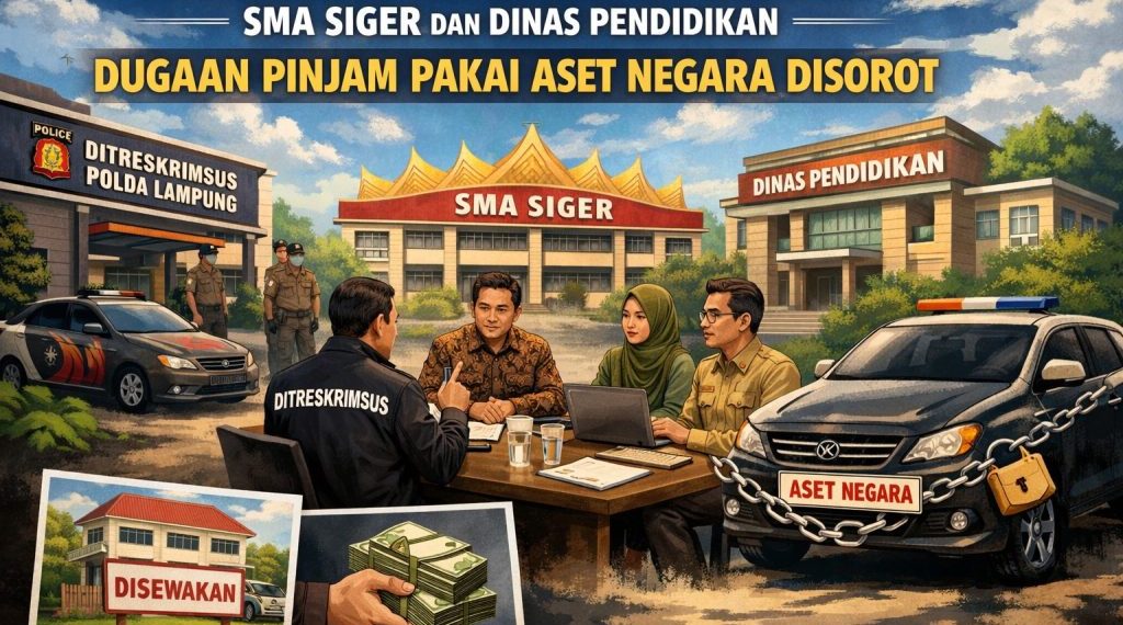 Ditreskrimsus Polda Lampung Panggil SMA Siger dan Dinas Pendidikan, Dugaan Pinjam Pakai Aset Negara Disorot