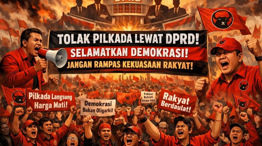 DPD PDI Perjuangan Sumut Tolak Keras Pilkada Lewat DPRD: Dinilai Langgar Konstitusi dan Rampas Kedaulatan Rakyat