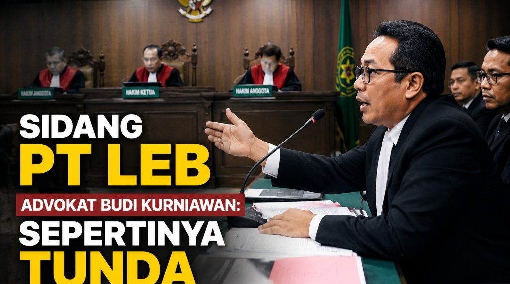 Kasus Dana PI Lampung, Sidang PT LEB Berpotensi Tertunda Lagi