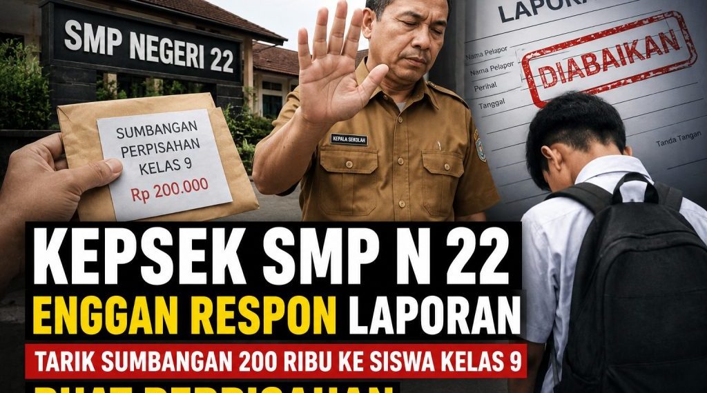 Kepsek SMPN 22 Bandar Lampung Disorot Usai Laporan Sumbangan Tak Terjawab