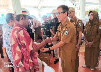 Warga Gading Rejo Terima Bantuan Pangan dari Pemerintah Kabupaten Pringsewu