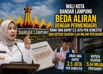 Di Tengah BOSDA Tertunda, Pemkot Bandar Lampung Siapkan Insentif Jutaan untuk Kepsek