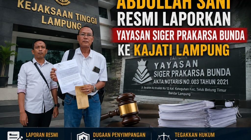 Dugaan Korupsi Korporasi di Dunia Pendidikan Lampung Masuk Meja Kejati
