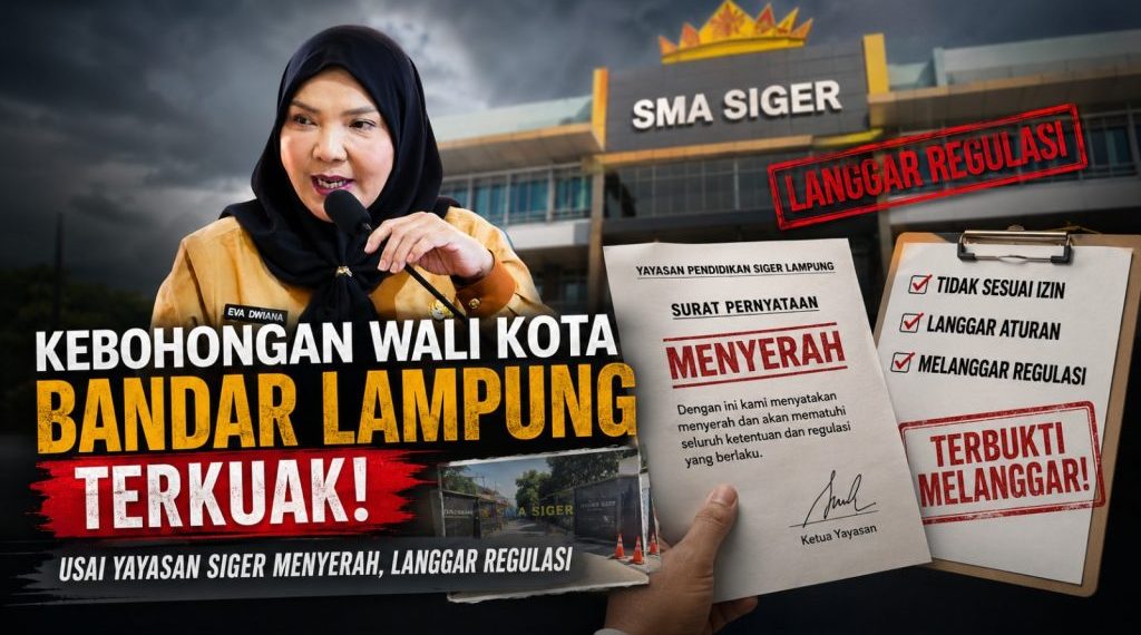 Setelah Pengakuan Tak Berizin, Masa Depan SMA Siger Berakhir di Tangan Pemprov