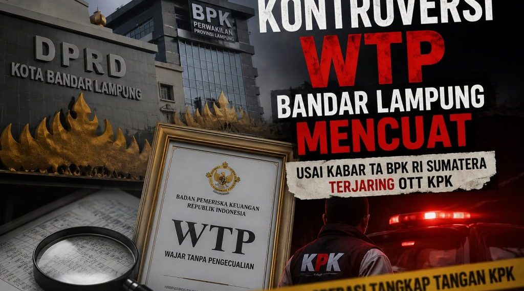 OTT KPK dan WTP Bandar Lampung: Muncul Pertanyaan Besar di Publik