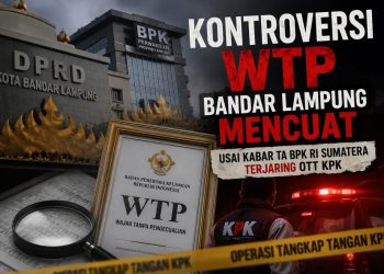 OTT KPK dan WTP Bandar Lampung: Muncul Pertanyaan Besar di Publik